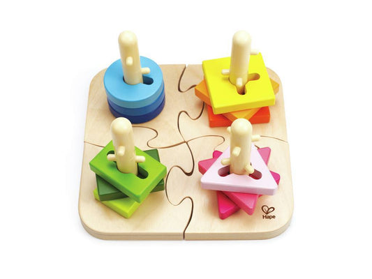 Puzzle Creativo de Clavijas  Hape
