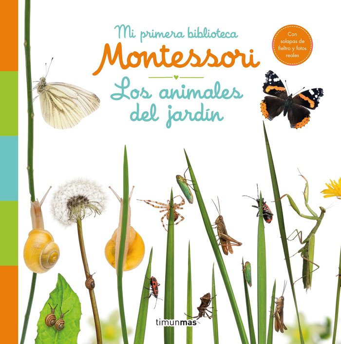 Mi primera biblioteca Montessori Los animales del jardín