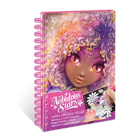 Mini libro creativo Pinta el terciopelo Nebulous Stars