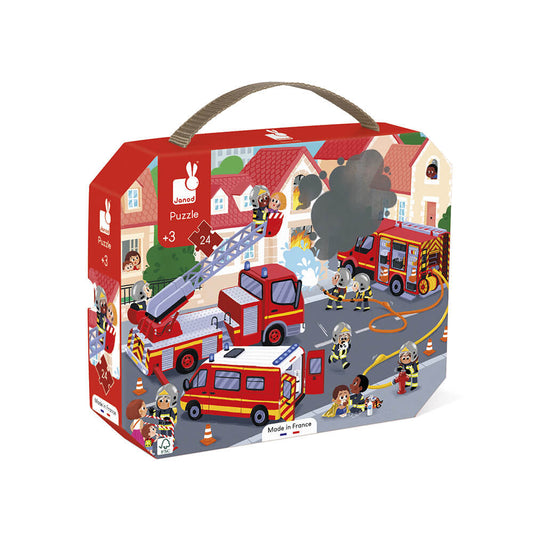 Janod Puzzle Bomberos 24 piezas