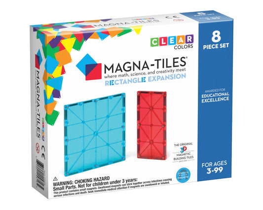 Magna-Tiles expansión rectángulo 8 piezas