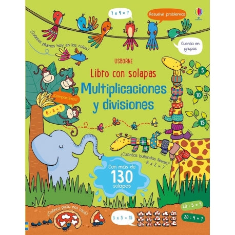 Libro con solapas Multiplicaciones y divisiones