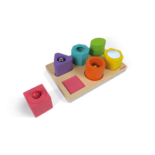 Janod Puzzle 6 figuras sensoriales