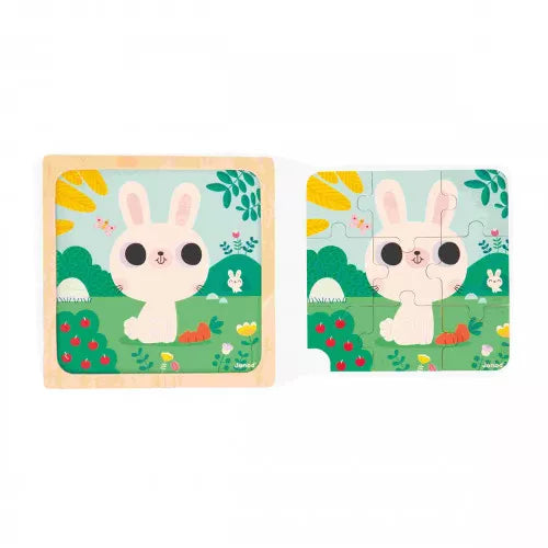 Janod Puzzle El conejo blanco o Caballo