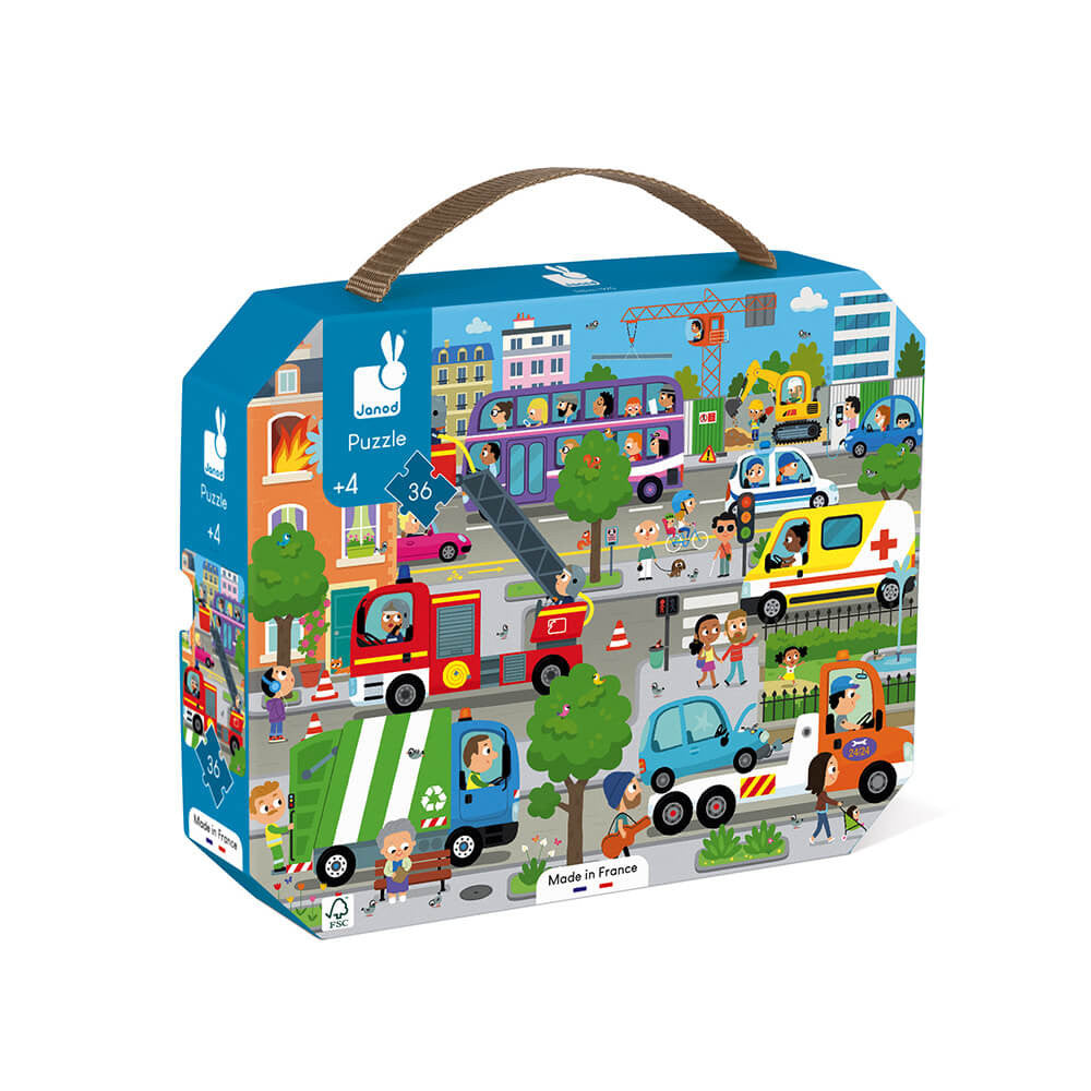 Janod Puzzle Ciudad 36 piezas