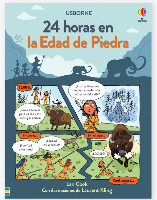 24 horas en la Edad de Piedra Usborne