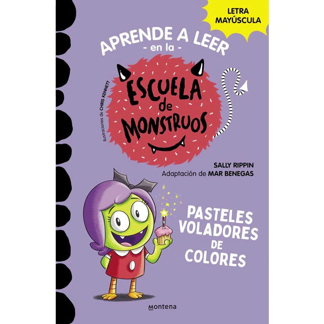 Aprende a leer en la escuela de monstruos 5 Pasteles voladores de colores