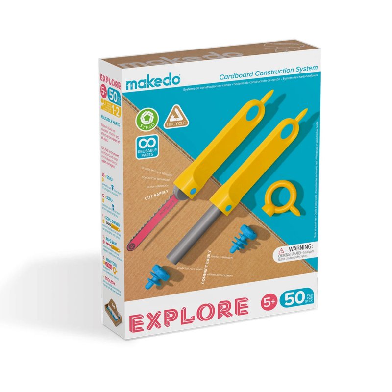 Makedo Explore kit 50 piezas