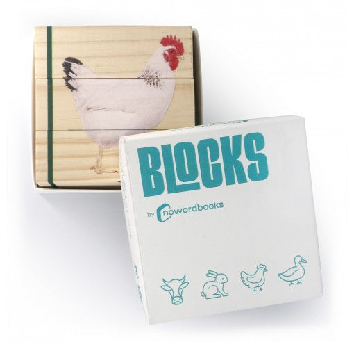 Nowordbooks Blocks Animales de la granja