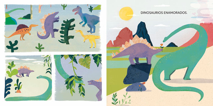 Dinosaurios enamorados